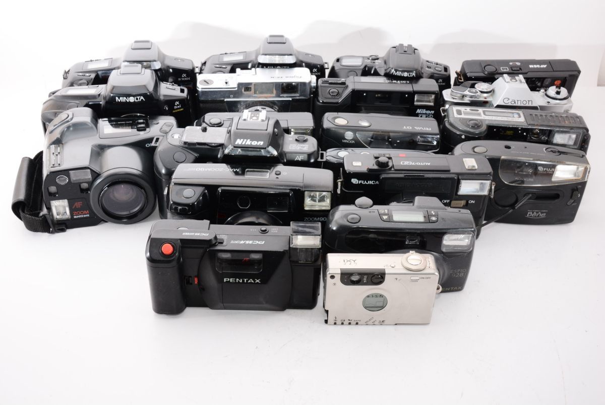 訳アリ特価】フィルムカメラ 20台まとめて ジャンク PENTAX FUJI