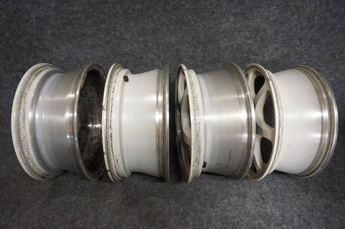 EK9 シビックタイプR 純正 ホイール 4本 15インチ 114.3 DC2 ホンダ 純正 EK9 シビック タイプR 15インチ 6J + 50 PCD114.3 5穴 白