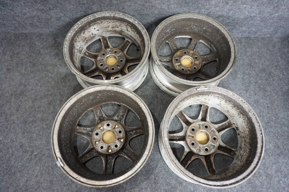 ホンダ 純正 EK9 シビック タイプR 15インチ 6J + 50 PCD114.3 5穴 白 