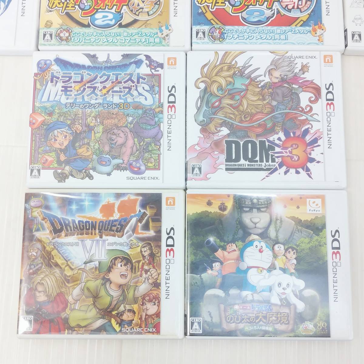 3t487ff 計12点 ニンテンドー/任天堂 3DS ソフト 妖怪ウォッチ/FF/大
