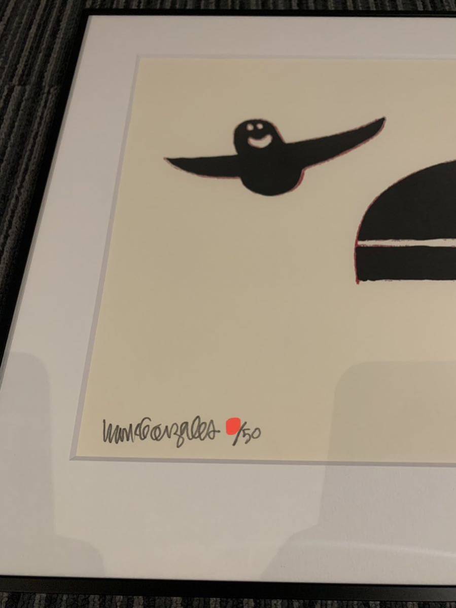真作 mark gonzales マークゴンザレス gonz シルクスクリーン ポスター