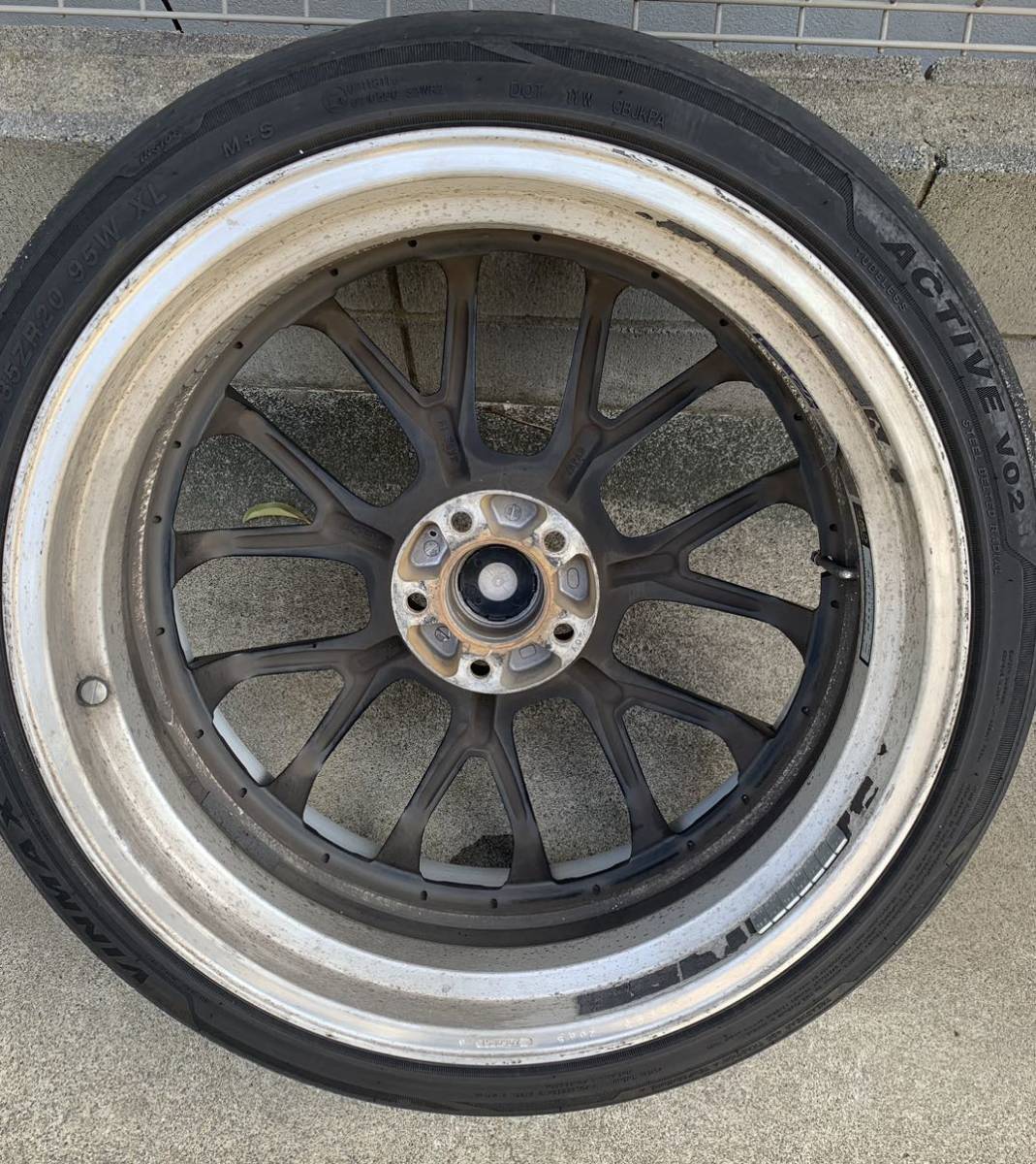 RAYS レイズ BLACK FLEET V827C コンケイブ20inchホイール 8.5J＋38 