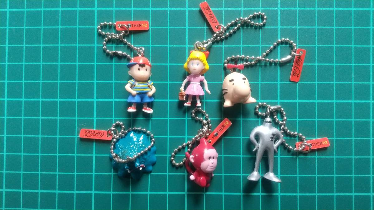 g62 MOTHER1+2 フィギュア キーホルダー ストラップ コカ・コーラ MOTHER2