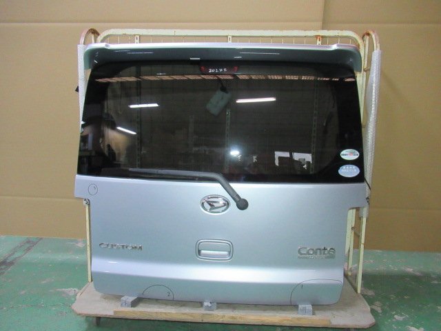 ムーヴコンテ　カスタム　L575S　リアゲート　バックドア　パネル　ガラス　S28　再塗装品　純正　20244　伊T　