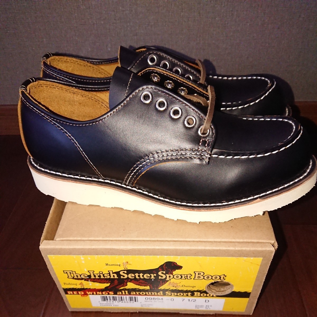 REDWING レッドウィング 9894 オックスフォード7.5D クロンダイク 茶芯 