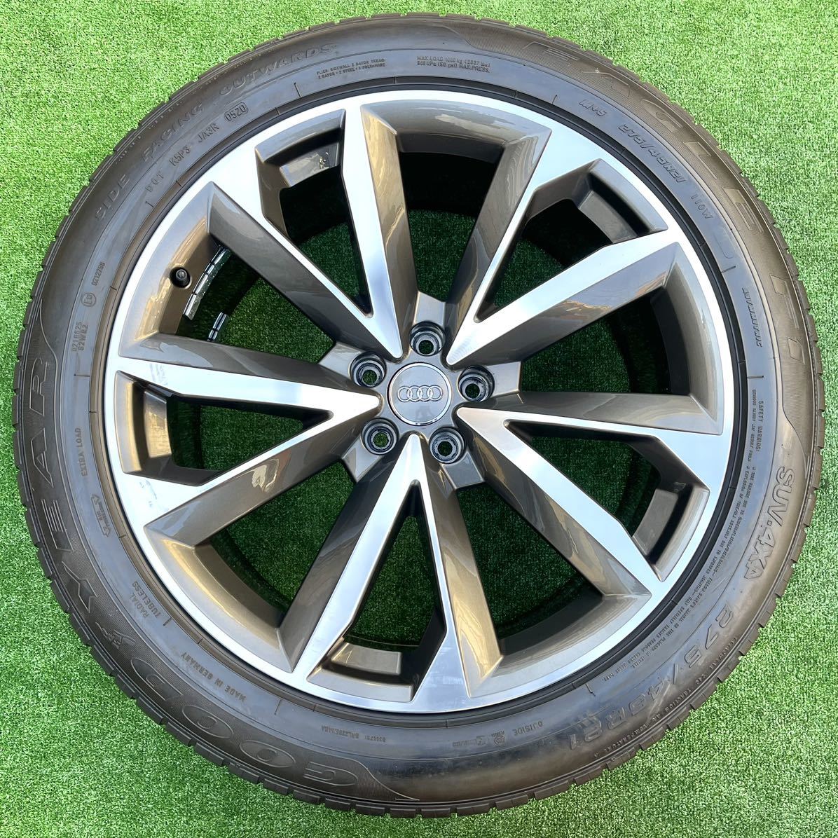 アウディ Q7 SQ7 4M 純正 21インチ アルミホイール＆GOODYEAR ラジアル