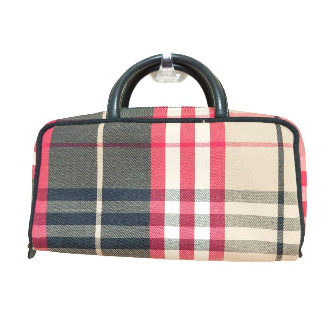 バーバリー ロンドン BURBERRY ハンドバッグ 美品 ミニ ノバチェック 