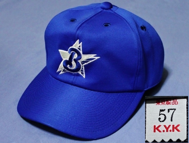 横浜ベイスターズ37 金城龍彦 1999-2000八木下製実使用帽子 キャップ 