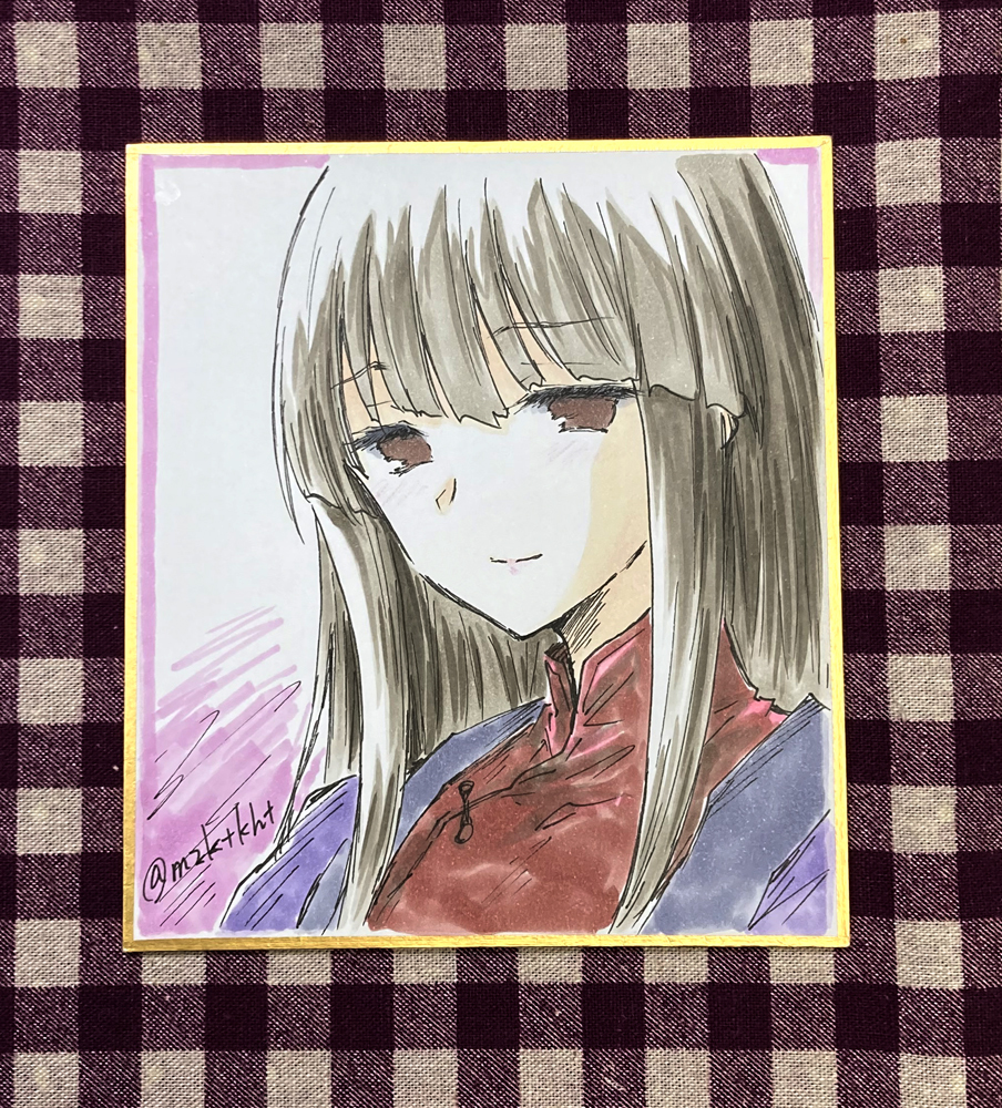 手描きイラスト 同人 直筆 色紙 みづきたけひと エターナルメロディ