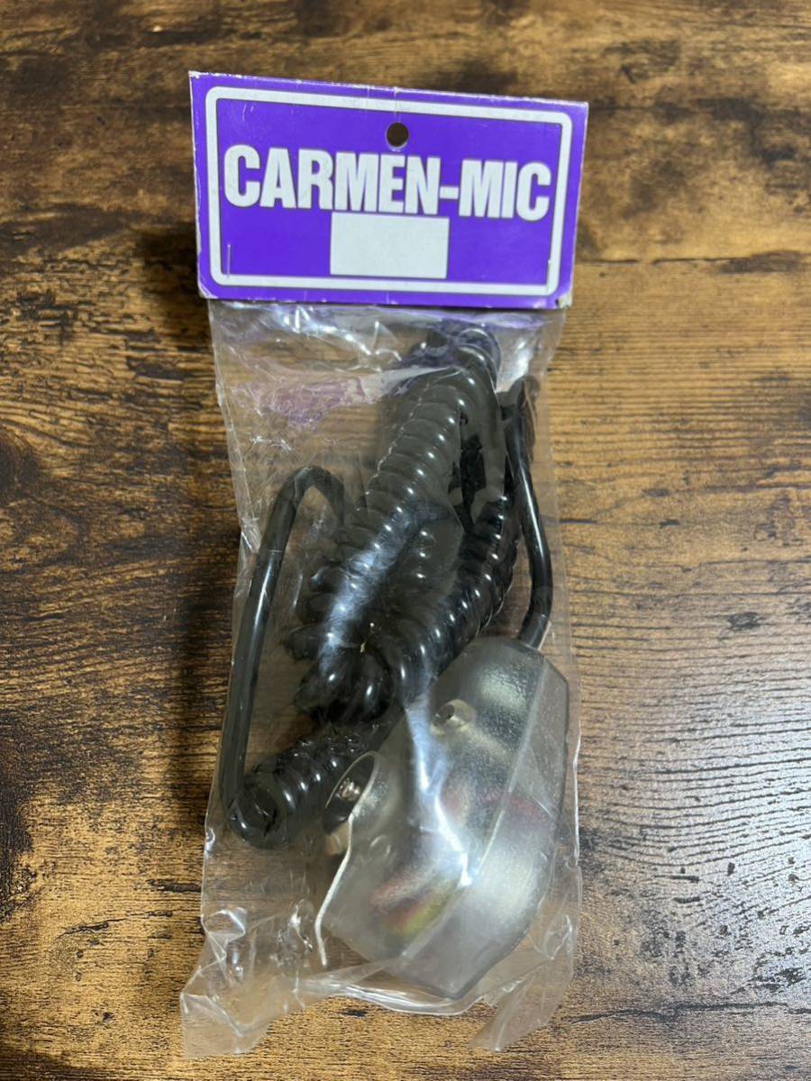 ◇CB無線 当時物 新品未使用 CARMEN-MIC カルメンマイク スケルトン