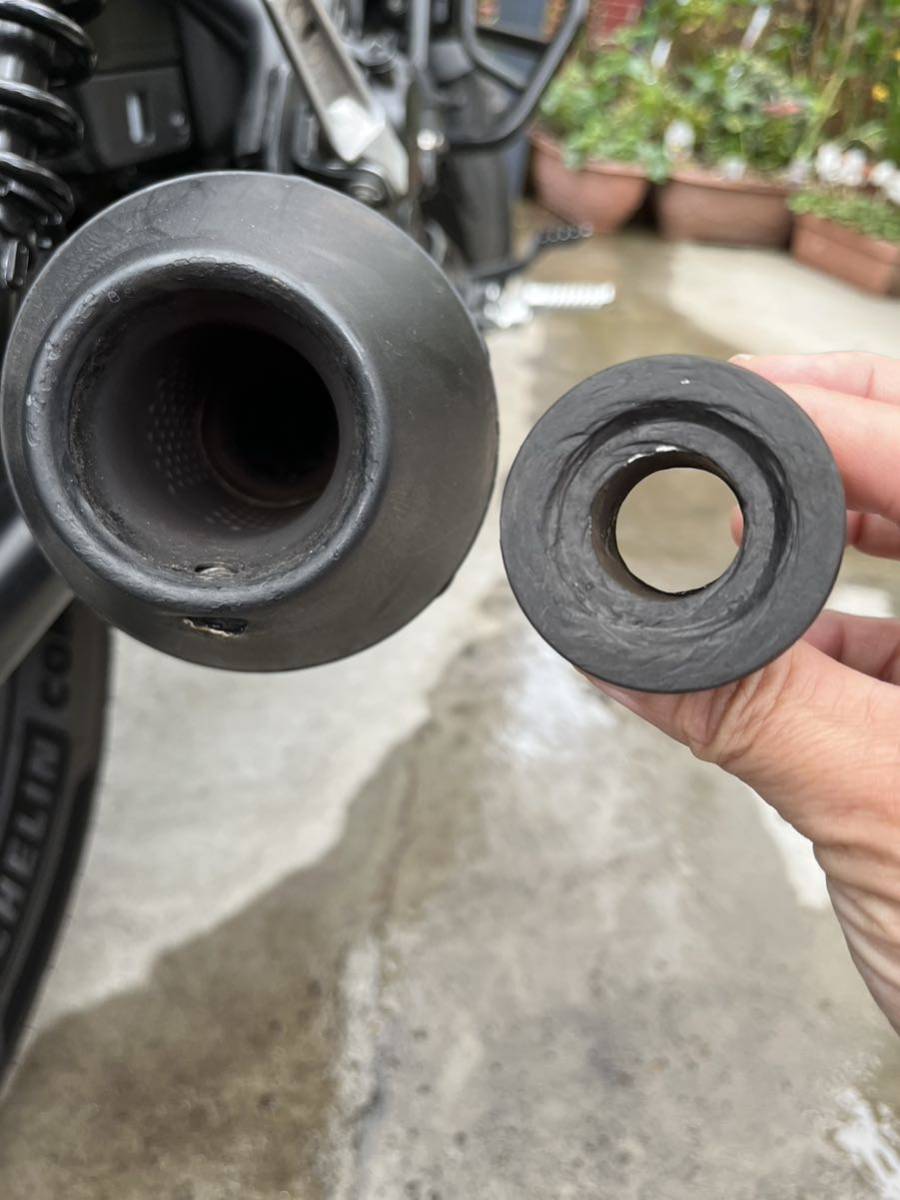 レブル250用 オーバーレーシング 中古品スリップオンマフラー  