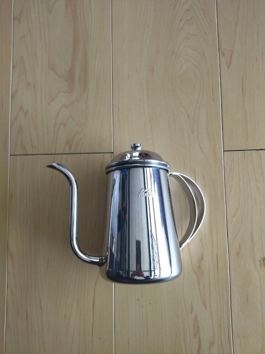 カリタ ドリップポット ステンレス製 細口 0.7L ケトル やかん コーヒーポットティーポット 調理器具クッカーキャンプ車中泊アウトドア