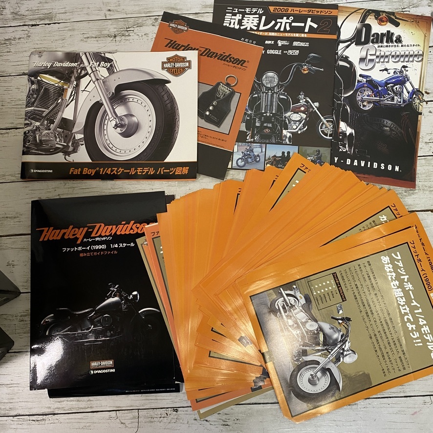 デアゴスティーニ 週刊 ハーレーダビッドソン 1/4 スケール 模型 現状  