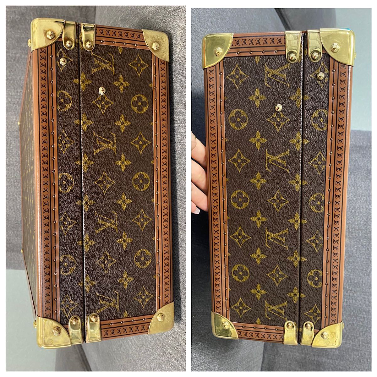 美品 LOUIS VUITTON ルイ ヴィトン LV モノグラム トランク コトヴィル