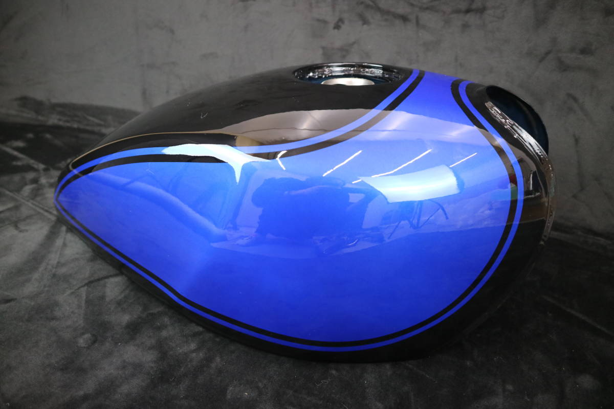 ゼファー400 外装 セット 黒青 タンク STD アルフィン テール