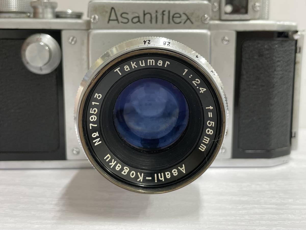 K54773】Asahiflex アサヒフレックス Takumar 1:2.4 f=58mm カメラ 