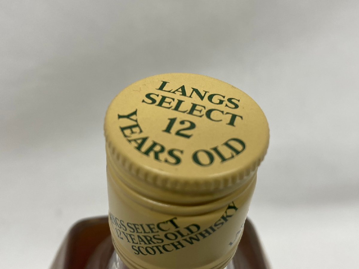 古酒 LANGS SELECT ラングス セレクト 12年 ウイスキー特級 SCOTCH 