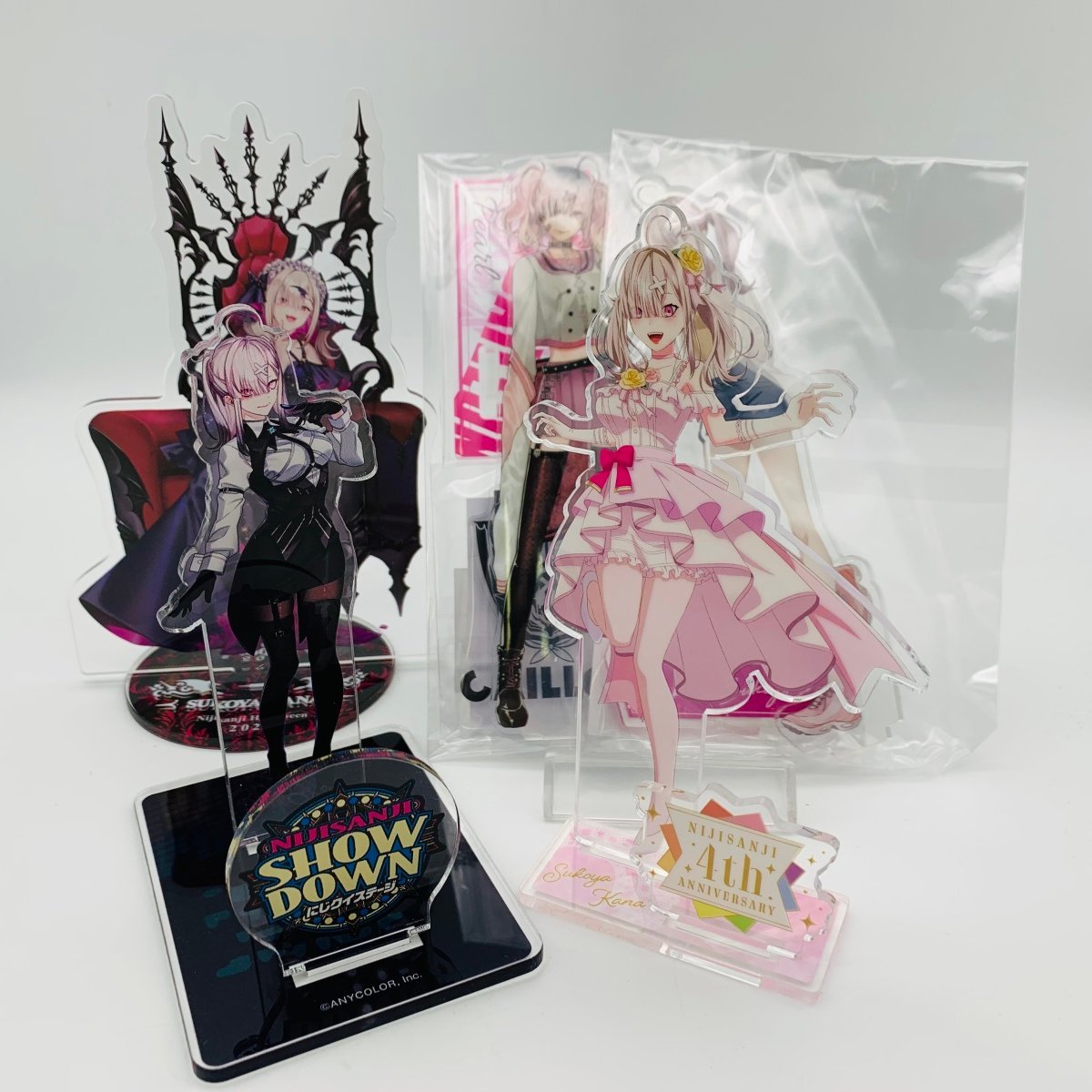 中古品 にじさんじ 健屋花那 アクリルスタンド 5種セット(コミック 