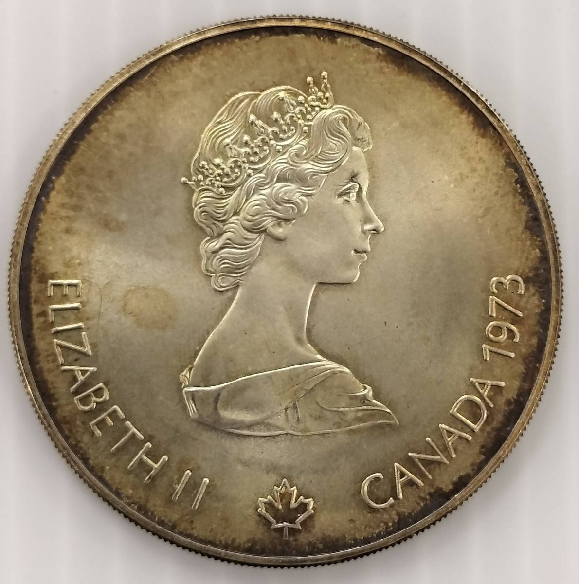 1973 クイーンエリザベス オリンピックモントリオール銀貨 【公式通販】