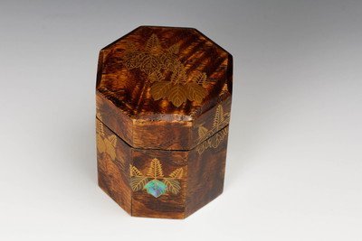 共箱 茶道具 大棗 五代 宗哲 豹斎 作 如心斎好 ツボツボ