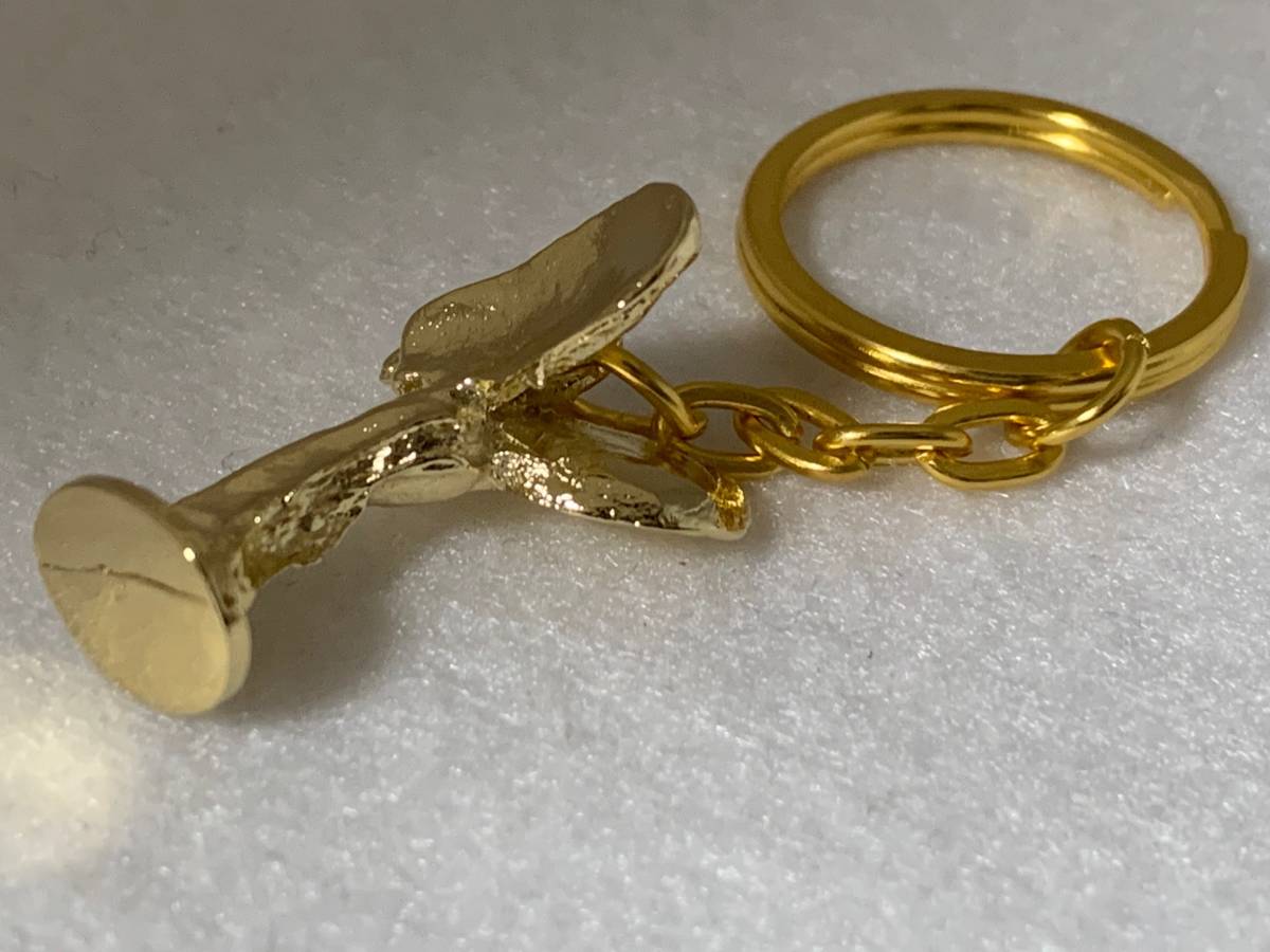 ロールスロイス フライングレディ 24金 キーリング キーホルダー 