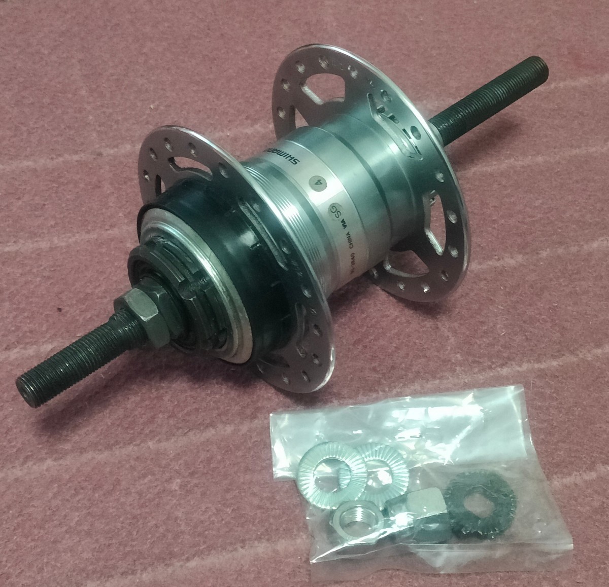 SHIMANO 内装3段 INTER3 SG-3R40 自転車 部品 後輪ハブ ハブ軸 軸長