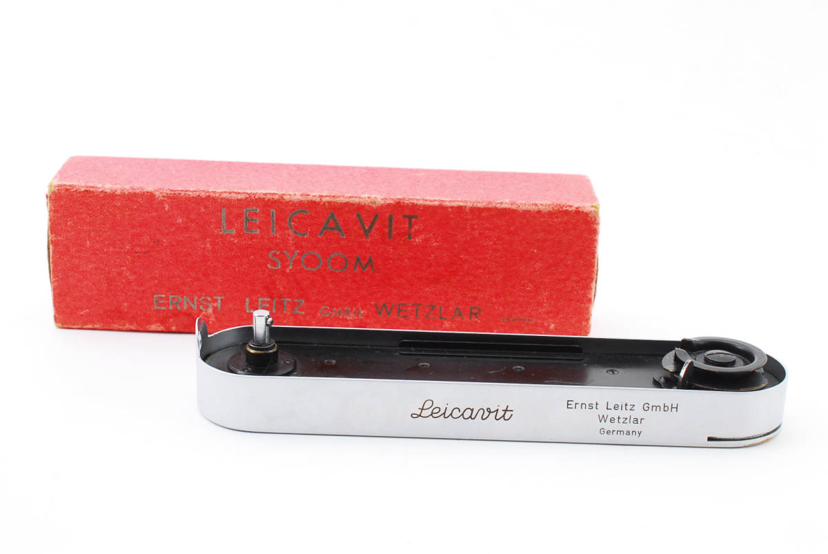[S- Mint] Super Rare 超希少 元箱付 Leica ライカ Leitz Leicavit ライカビット SYOOM for IIIf IIIg Rapid Winder w/Box JAPAN (2578)