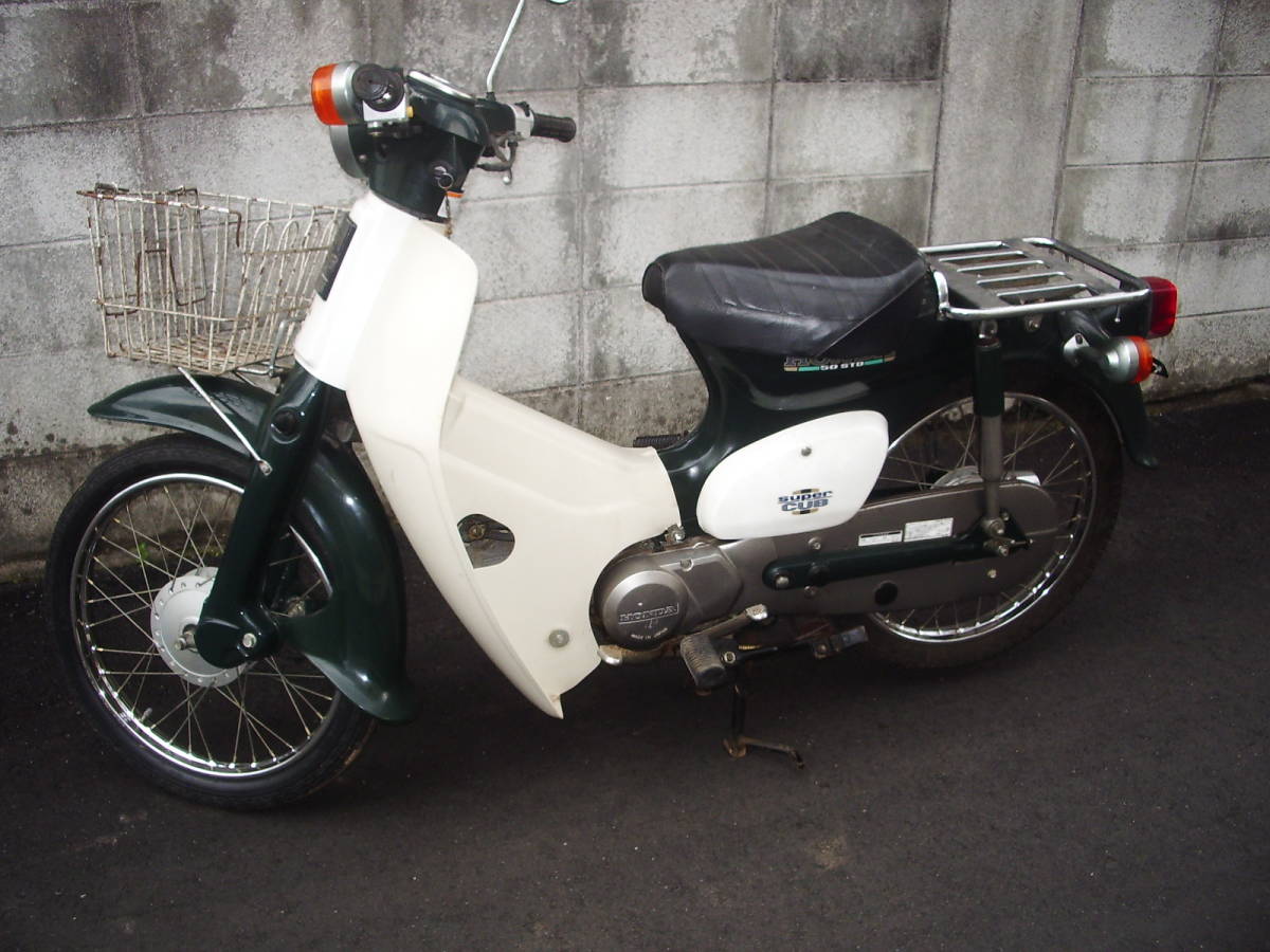 ホンダ 緑｜オート キャブ 3速遠心ロータリー スーパーカブC50 