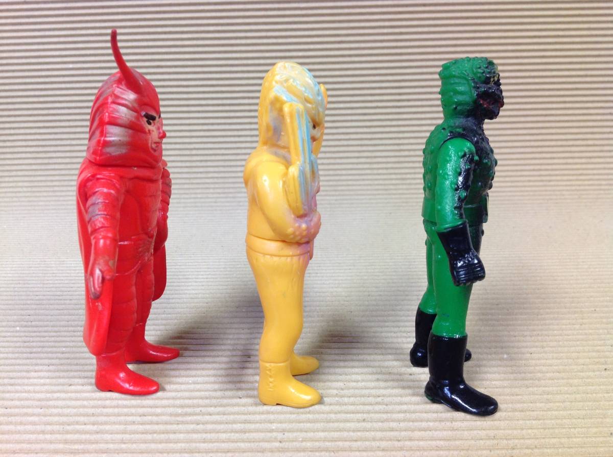 当時物仮面ライダー地獄大使ミニソフビ昭和レトロ旧バンダイ怪人-Apple