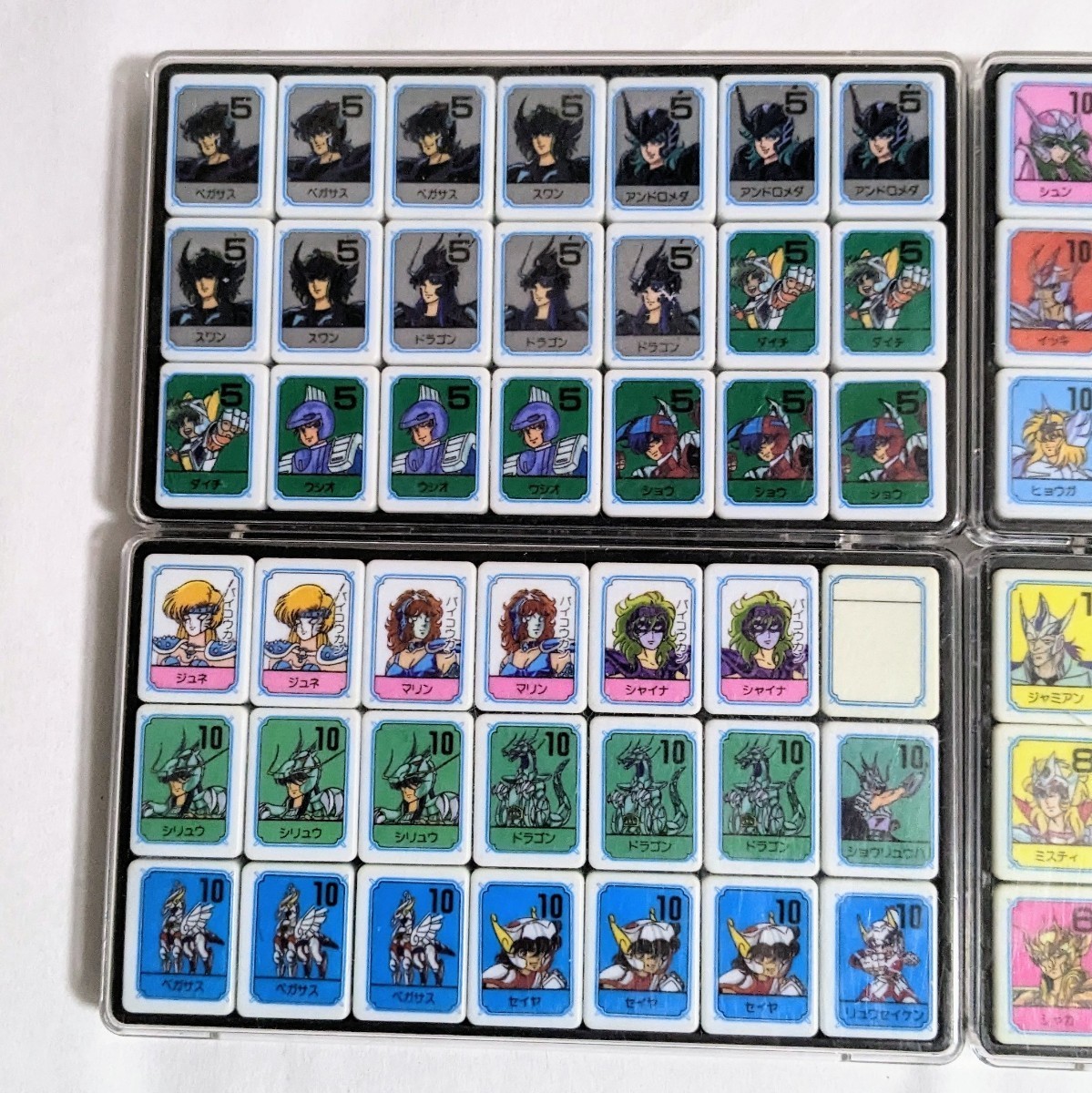 昭和レトロ 箱 説明書付き BANDAI 聖闘士星矢 ドンジャラ ゲーム