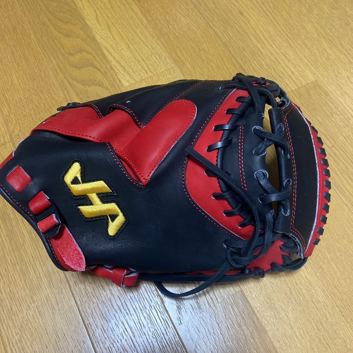 ハタケヤマ 軟式キャッチャーミット 未使用 TH−SH62 人気の甲斐モデル