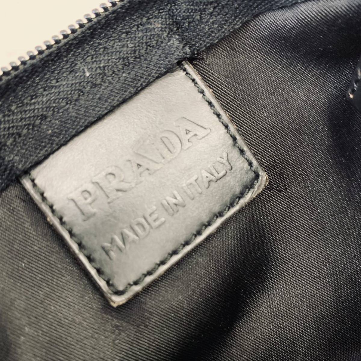 PRADA プラダ ナイロン ポーチ 黒 BLACK きれい 美品 高級 ブランド 