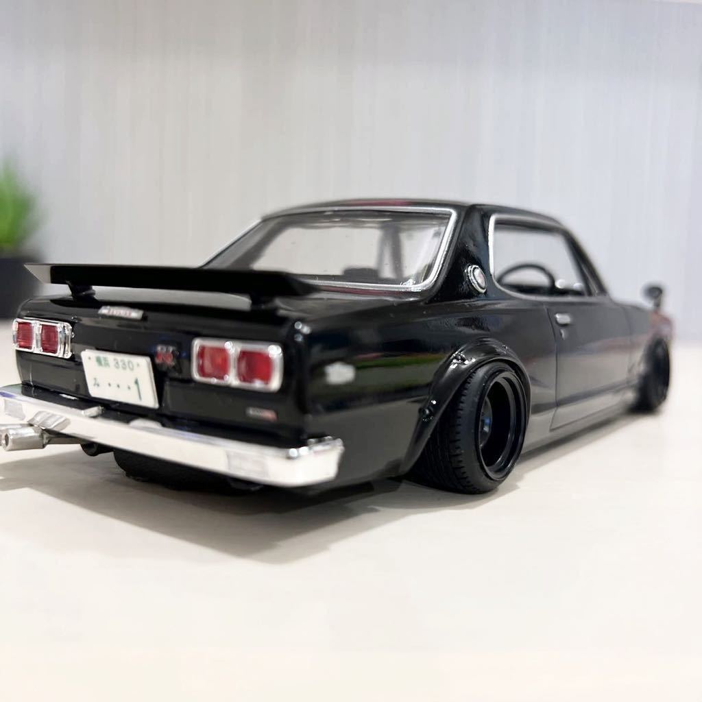 ハコスカ gtr プラモデル完成品