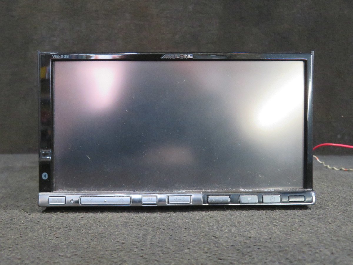 【即決】★送料込★ ALPINE アルパイン [VIE-X08] HDDナビ CD DVD Bluetooth フルセグ ◆取外 L575S ムーヴコンテ◆ 中古 10302