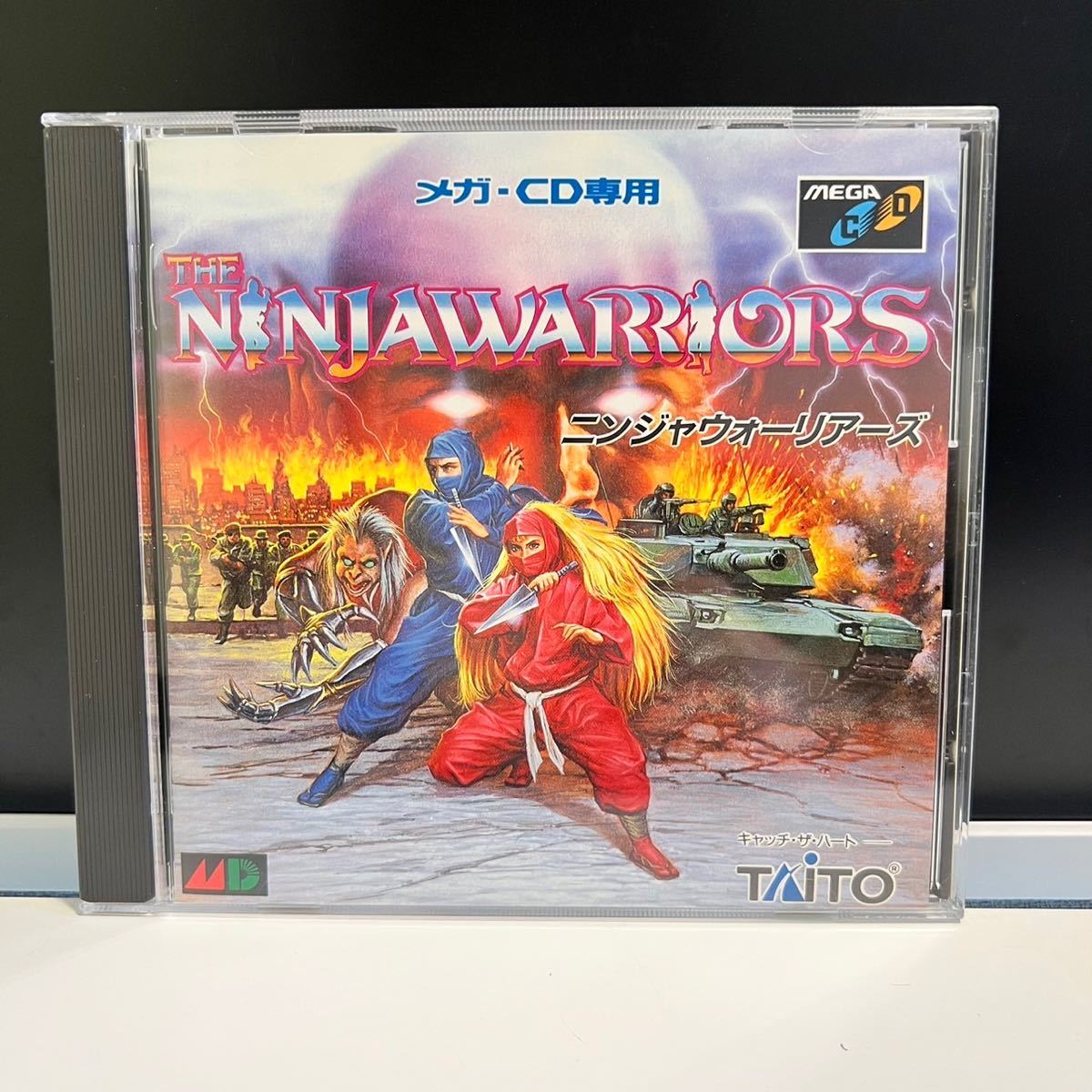 MEGA CD メガCD ソフト SHADOWRUN シャドウラン オマケ NINJAWARRIORS 