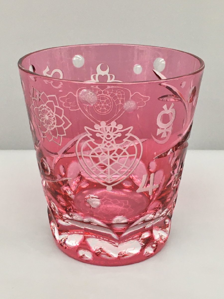 限定950 美少女戦士セーラームーン 江戸切子グラスセット