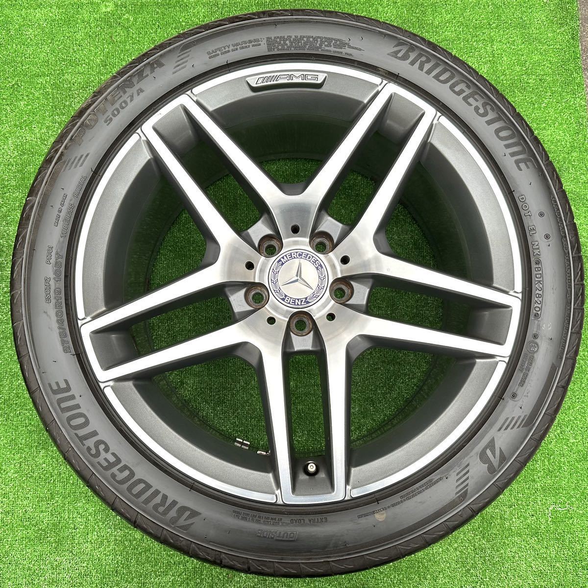 ☆245/45R19 BRIDGESTONE/VRX2 18年製 ベンツ W222 Sクラス 純正 AMG 