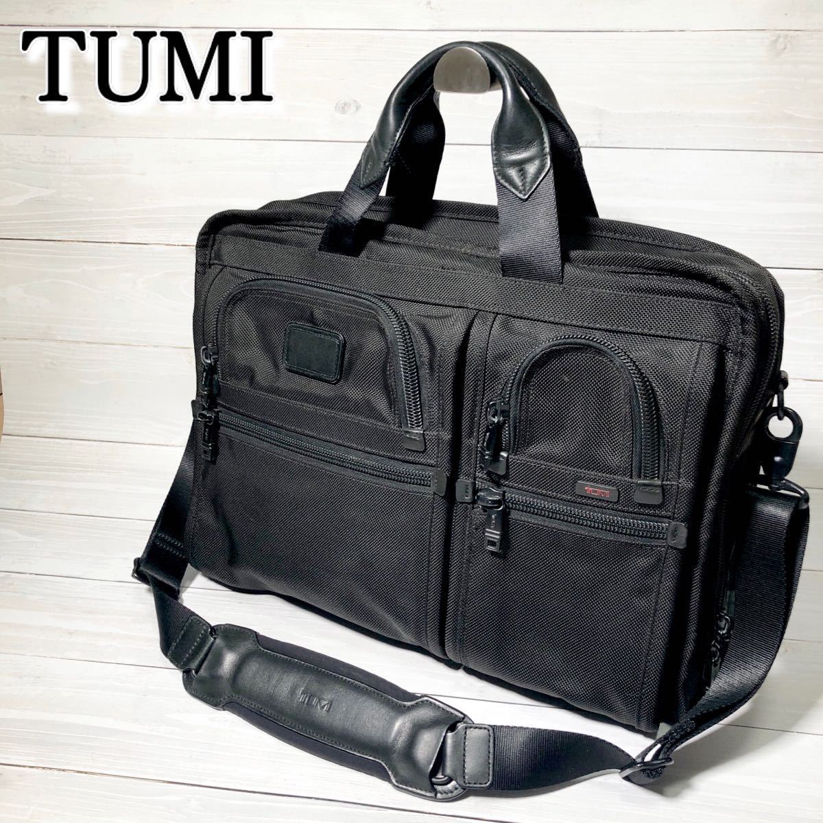 美品】TUMI トゥミ ビジネスバッグ 2way ALPHA アルファ ブラック
