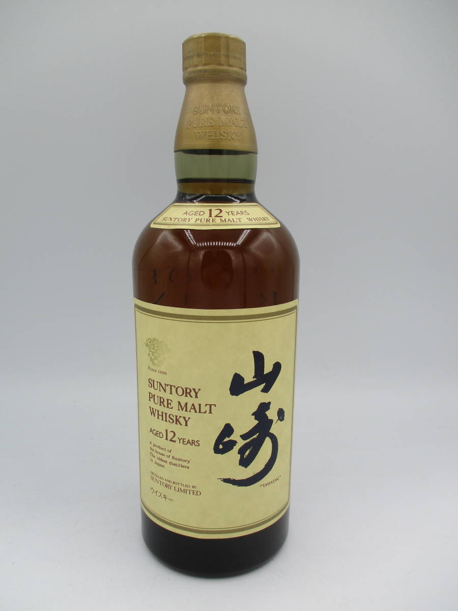 1円～【未開栓】SUNTORY（サントリー）山崎 12年 43% 750ml／I 飲料