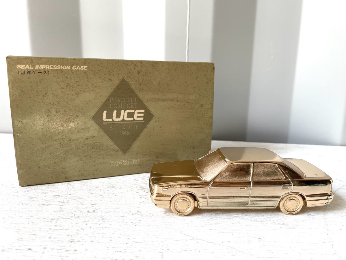 レアMAZDA LUCEマツダ　ルーチェ 車型シガレットケース　当時物　非売品 レアMAZDA LUCEマツダ ルーチェ 車型シガレットケース 当時物 非売品
