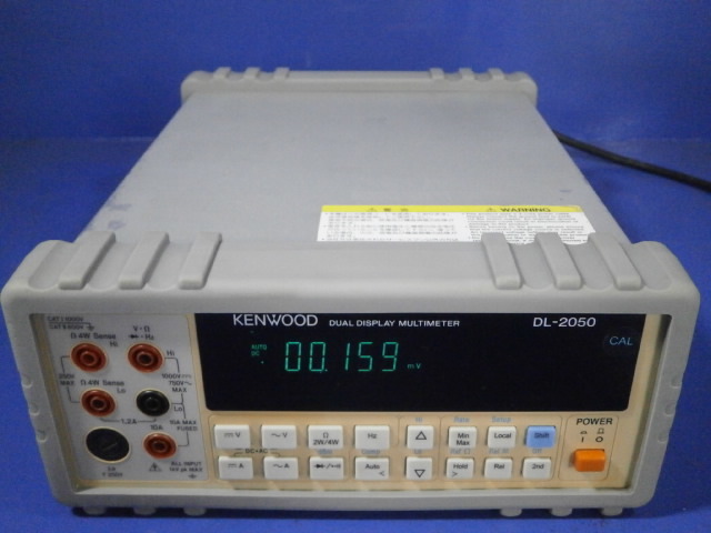 低価，定番 KENWOOD DL-2050 DUAL DISPLAY MULTIMETER(その他)｜売買されたオークション情報、yahooの商品情報をアーカイブ公開 - オークファン その他