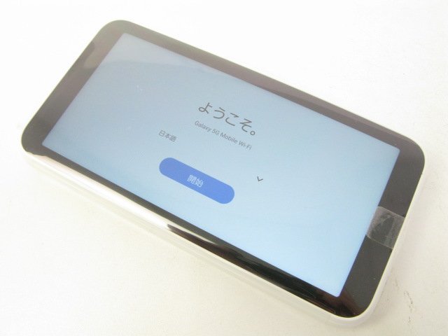 Galaxy 5G Mobile Wi-Fi SCR01 ホワイト ほぼ新品【R2560】