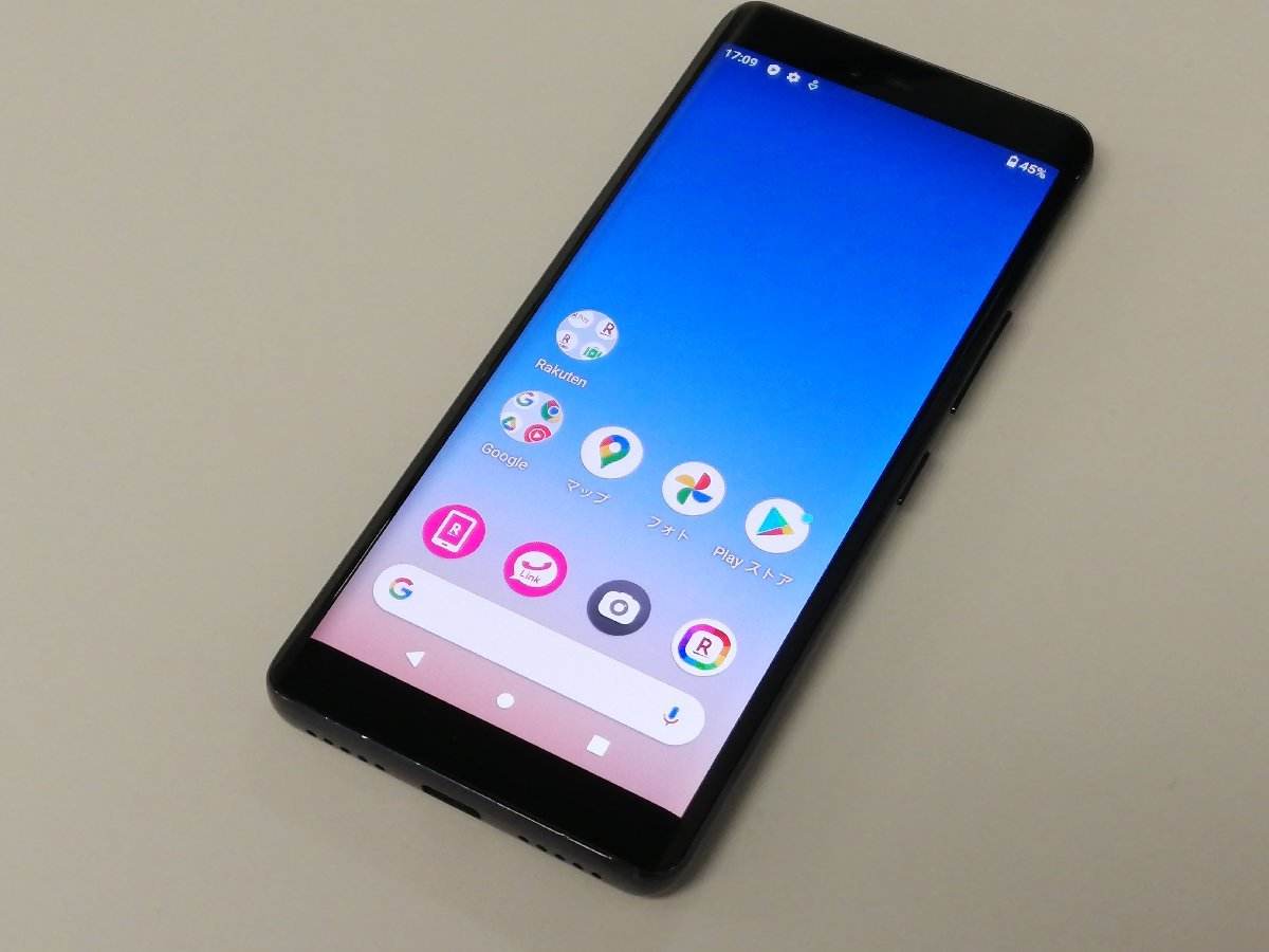 rakuten Tinno Rakuten Hand P710 ブラック SIMロック解除済