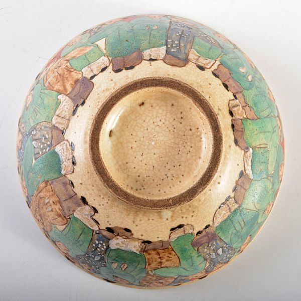 茶道具 犬山焼 色絵 百老茶碗 時代箱付 VBYH(陶磁一般)｜売買された