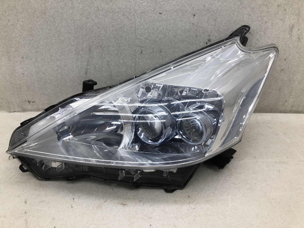 磨き済み プリウスα ZVW40 ZVW41 左ヘッドライト 左ヘッドランプ LED