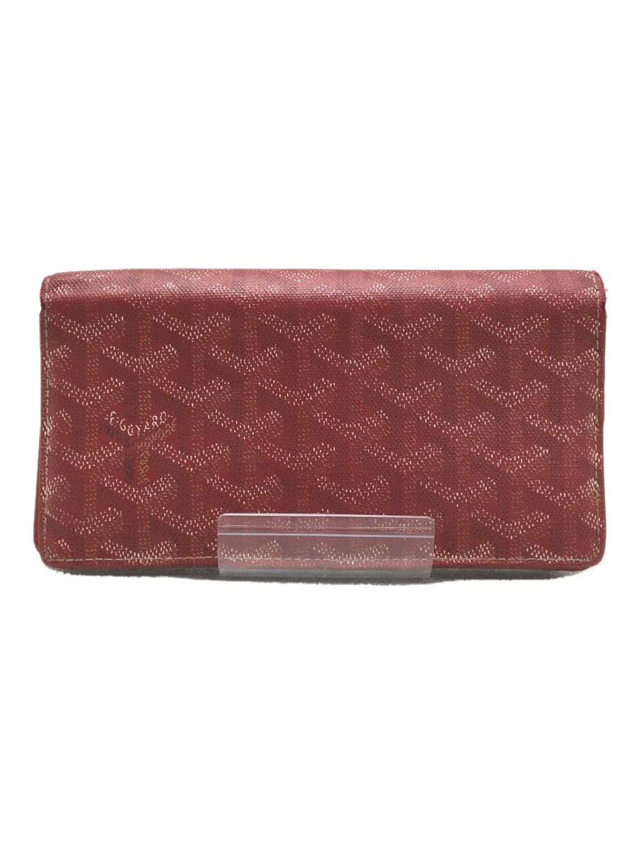 GOYARD◇長財布/ビニール/レッド/総柄/レディース/ゴヤール