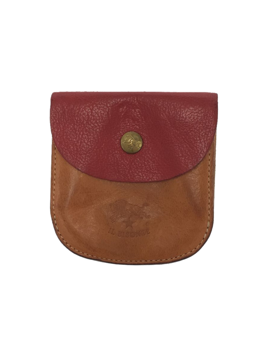 IL BISONTE◆2つ折り財布/レザー/BRW
