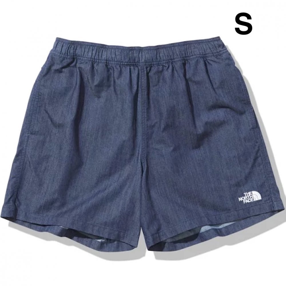 【Sサイズ】 ザ ノースフェイス Nylon Denim Versatile Short ナイロンデニム バーサタイルショーツ NB42152 ID インディゴ