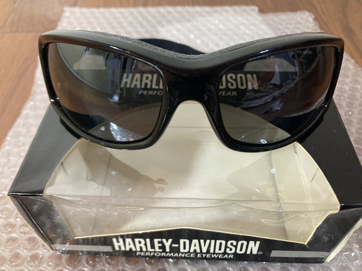 ほぼ未使用品　ハーレー　純正　サングラス　クリアレンズ　バンド付き　正規品　スポーツスター　ダイナ XL883 1200 ショベル　