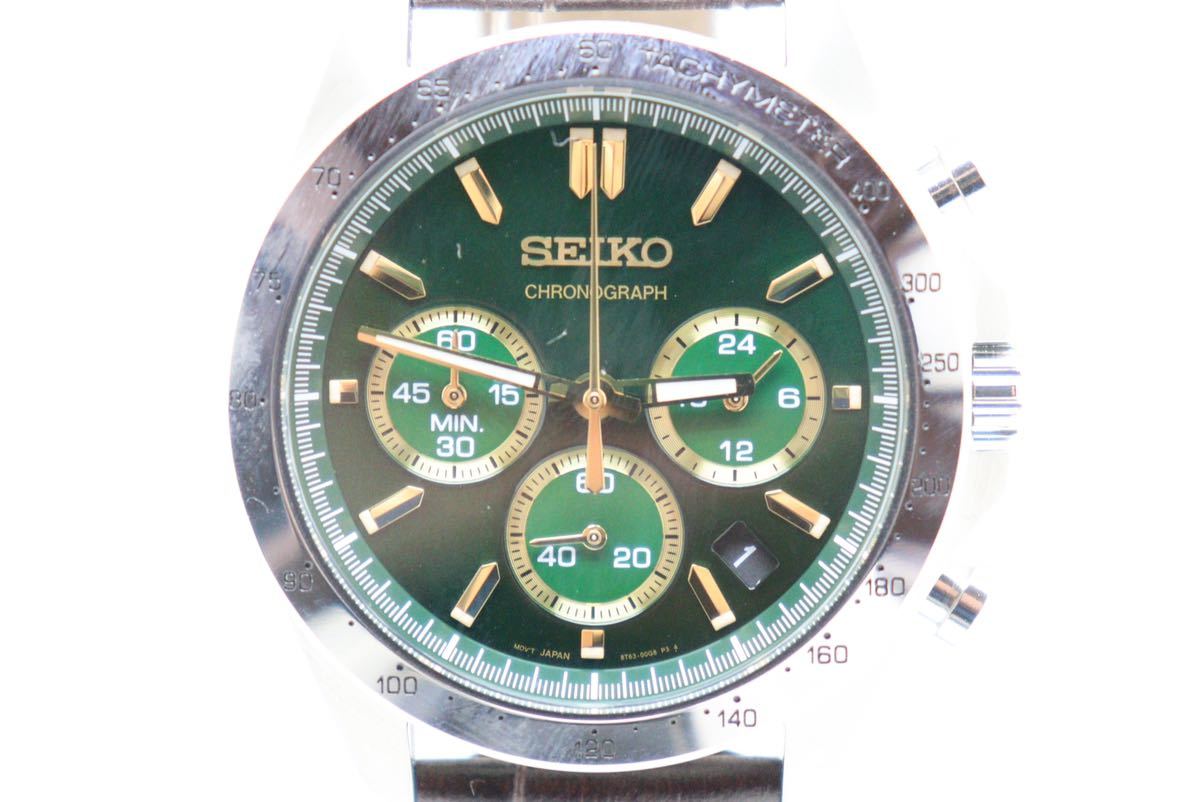 SEIKO グリーンクロノグラフ SBTR017 8T63-00D0 | TTNC.EDUCATION